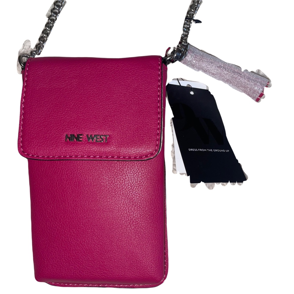 NWT Nine West crossbody with silver hardware and tassel